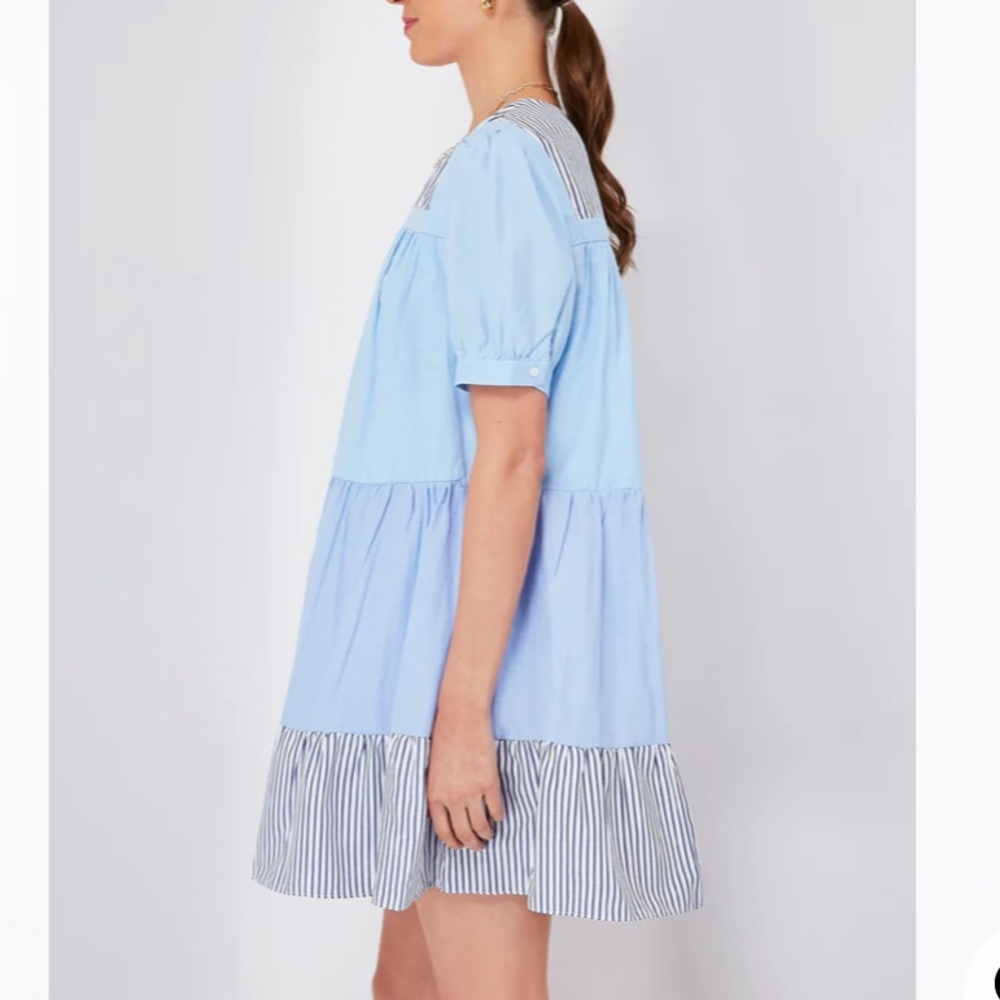Exclusive Blue Striped Quinn Dress
ENGLISH FACTORY - Picture 4 of 13